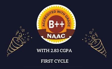B++ grade in NAAC certification.